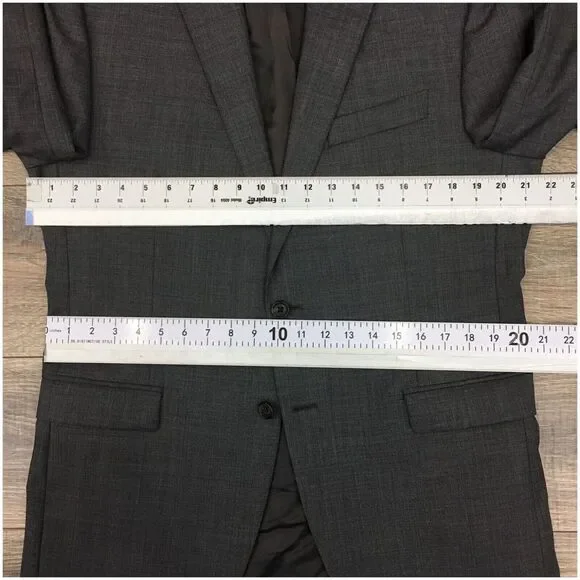 RALPH LAUREN Mens Blazer Sport Coat Casual Jacket Size 40R Two Button Wool‎ Suit